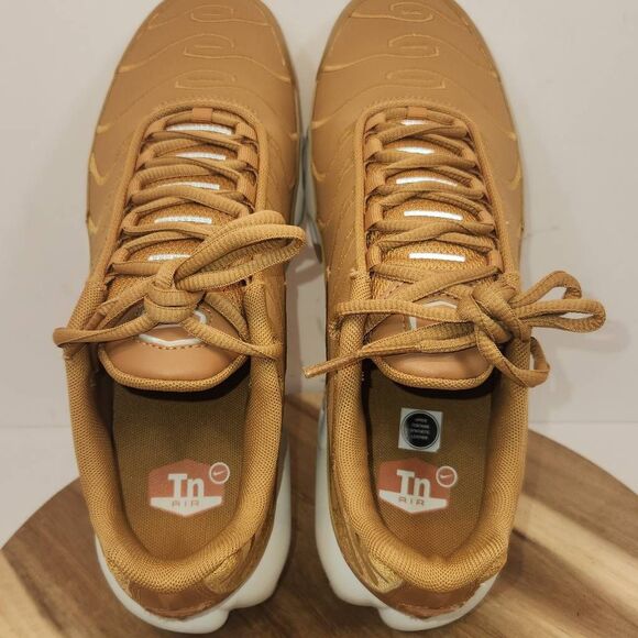 Nike Air Max Plus Tn "Flax Wheat-Sail" Mens Size 9 [FZ8815-200] - Picture 9 of 10